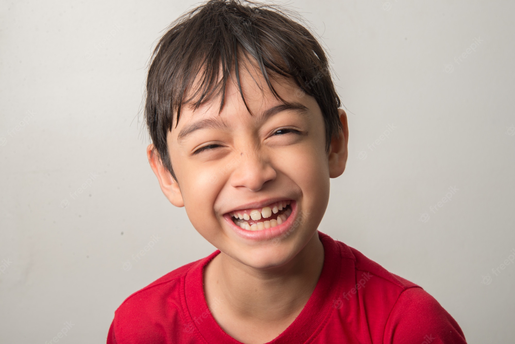 A laughing child