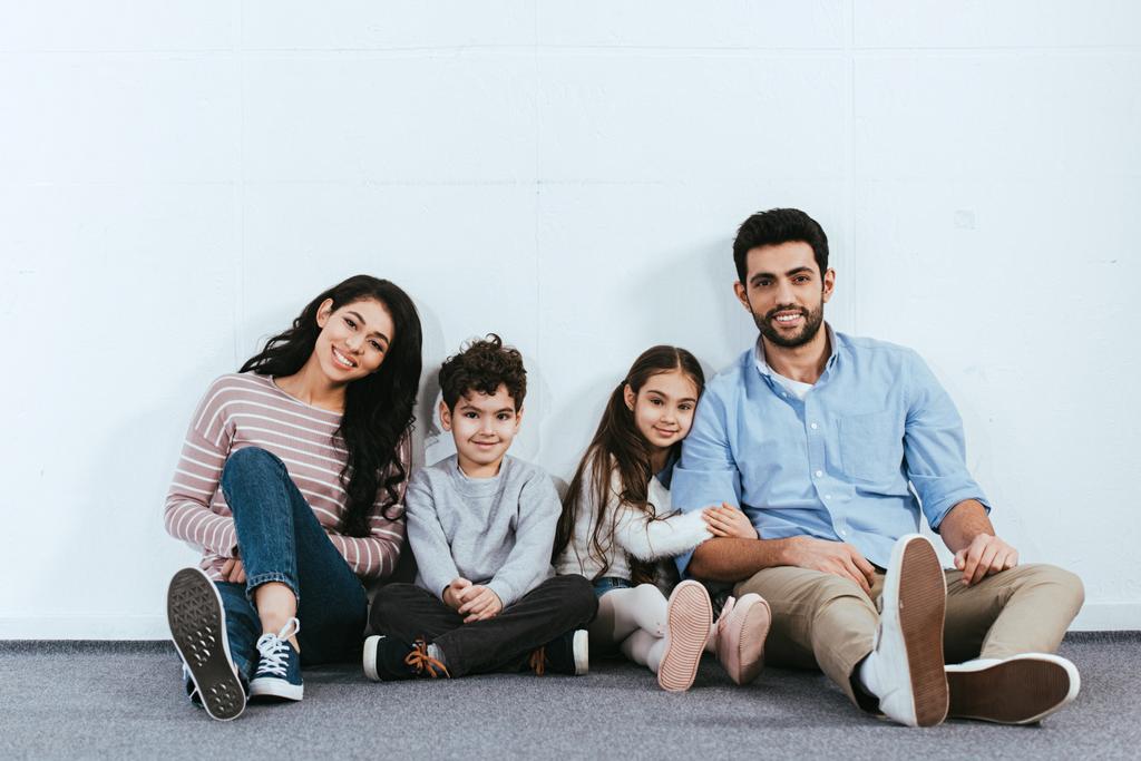 A cheerful family